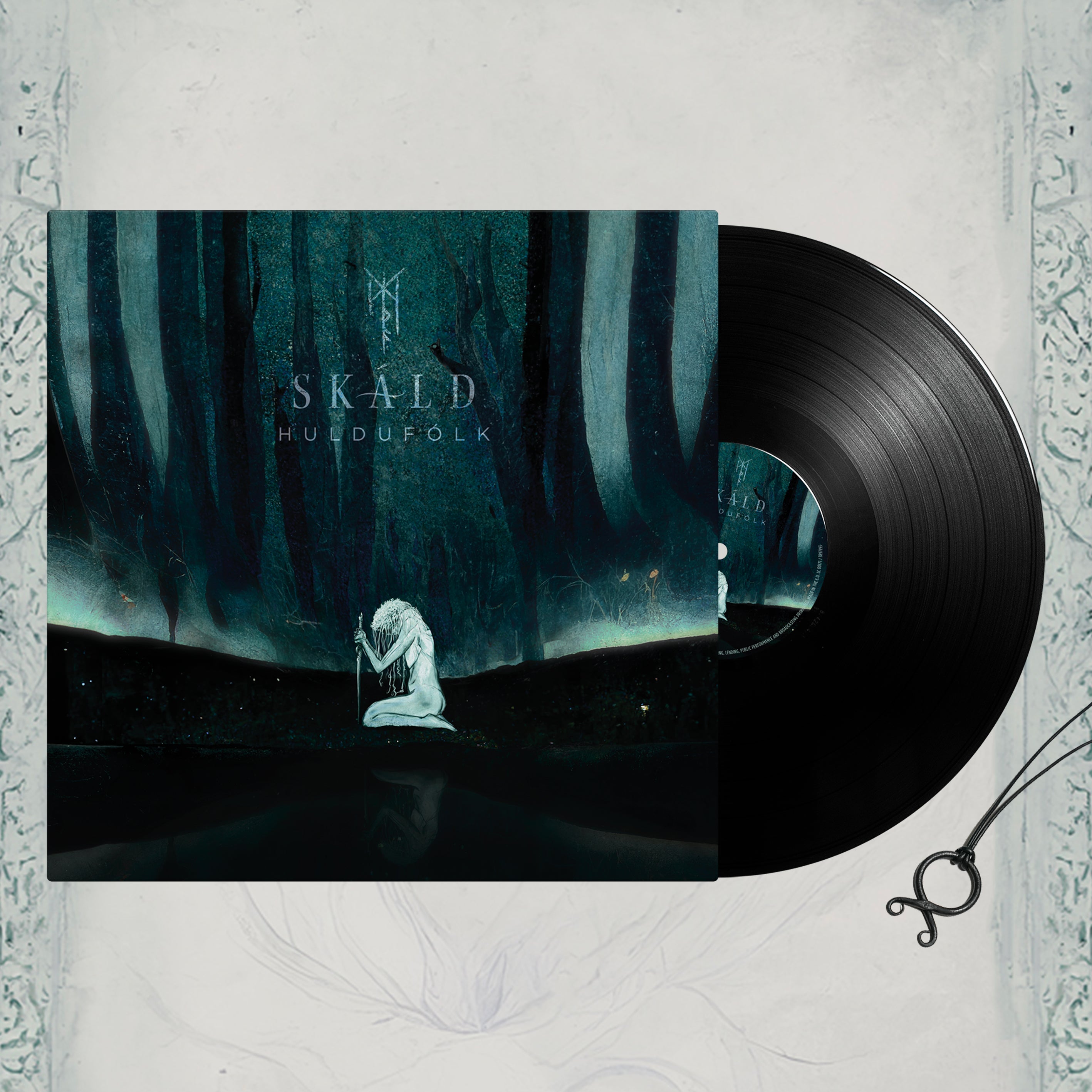 VINYLE SIGNÉ « HULDUFÓLK » + TROLL CROSS